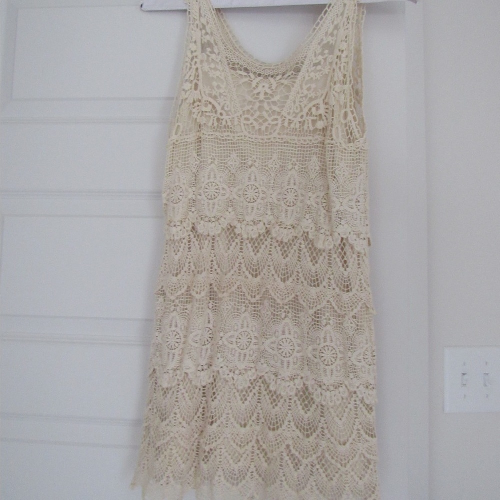 C Luce cream dress